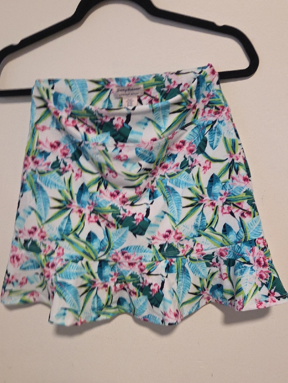 Tommy Bahama Tropical Floral Active Golf Skirt - Blue, Green & Pink